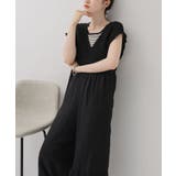 BLK1 | シャーリングサロペット | RETRO GIRL