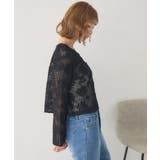 フラワー刺繍メッシュカーデ | RETRO GIRL | 詳細画像24