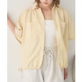 P/YEL | ギャザードルマン半袖SH | RETRO GIRL