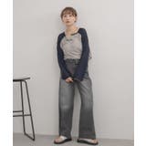 【サイズ展開あり】折り返しデニムパンツ | RETRO GIRL | 詳細画像14