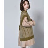 ■RETRO GIRL■ 柄JQリバーニットベスト | RETRO GIRL | 詳細画像1 