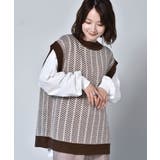 ■RETRO GIRL■ 柄JQリバーニットベスト | RETRO GIRL | 詳細画像10 
