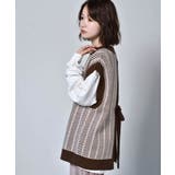 ■RETRO GIRL■ 柄JQリバーニットベスト | RETRO GIRL | 詳細画像11 