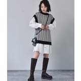 ■RETRO GIRL■ 柄JQリバーニットベスト | RETRO GIRL | 詳細画像6 