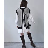 ■RETRO GIRL■ 柄JQリバーニットベスト | RETRO GIRL | 詳細画像8 