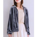 ベロアラインジップ 【レトロガール】袖ライン ZIP | RETRO GIRL | 詳細画像2 