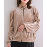 ベロアラインジップ 【レトロガール】袖ライン ZIP | RETRO GIRL | 詳細画像4 