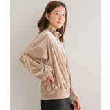 ベロアラインジップ 【レトロガール】袖ライン ZIP | RETRO GIRL | 詳細画像6 