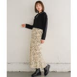 襟付きラインニットPO 【レトロガール】ニットプルオーバー/ショート丈トップス | RETRO GIRL | 詳細画像14 