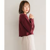 襟付きラインニットPO 【レトロガール】ニットプルオーバー/ショート丈トップス | RETRO GIRL | 詳細画像18 