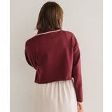 襟付きラインニットPO 【レトロガール】ニットプルオーバー/ショート丈トップス | RETRO GIRL | 詳細画像19 