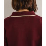 襟付きラインニットPO 【レトロガール】ニットプルオーバー/ショート丈トップス | RETRO GIRL | 詳細画像23 