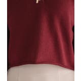 襟付きラインニットPO 【レトロガール】ニットプルオーバー/ショート丈トップス | RETRO GIRL | 詳細画像24 