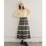 襟付きラインニットPO 【レトロガール】ニットプルオーバー/ショート丈トップス | RETRO GIRL | 詳細画像6 