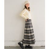 襟付きラインニットPO 【レトロガール】ニットプルオーバー/ショート丈トップス | RETRO GIRL | 詳細画像7 