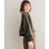 ラインハーフZIPトレーナー 【レトロガール】ショート丈トップス/スポーティー | RETRO GIRL | 詳細画像10 