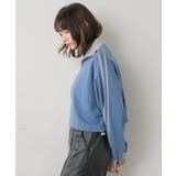 ラインハーフZIPトレーナー 【レトロガール】ショート丈トップス/スポーティー | RETRO GIRL | 詳細画像19 