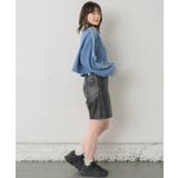 ラインハーフZIPトレーナー 【レトロガール】ショート丈トップス/スポーティー | RETRO GIRL | 詳細画像29 