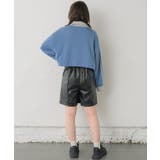 ラインハーフZIPトレーナー 【レトロガール】ショート丈トップス/スポーティー | RETRO GIRL | 詳細画像30 