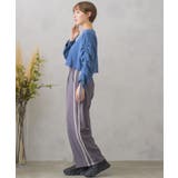 サイドラインワイドPT レトロガール ラインパンツ | RETRO GIRL | 詳細画像13 