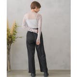 サイドラインワイドPT レトロガール ラインパンツ | RETRO GIRL | 詳細画像25 