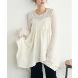 WHT4 | リボン2WAYチュニックキャミOP | RETRO GIRL