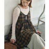 C/BRN | リボン2WAYチュニックキャミOP | RETRO GIRL