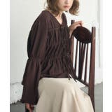 リボンペプラムギャザーBL | RETRO GIRL | 詳細画像1 