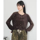 ベロア金釦カーデ | RETRO GIRL | 詳細画像8 