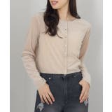 BEG0 | ベロア金釦カーデ | RETRO GIRL