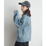 コーデュロイ衿デニムGジャン | RETRO GIRL | 詳細画像13