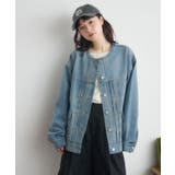 コーデュロイ衿デニムGジャン | RETRO GIRL | 詳細画像14