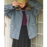 コーデュロイ衿デニムGジャン | RETRO GIRL | 詳細画像19