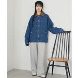 コーデュロイ衿デニムGジャン | RETRO GIRL | 詳細画像23