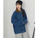 コーデュロイ衿デニムGジャン | RETRO GIRL | 詳細画像28