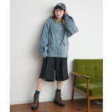 コーデュロイ衿デニムGジャン | RETRO GIRL | 詳細画像4