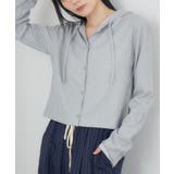 GRY0 | フード付CTカーデ | RETRO GIRL