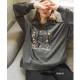 GRY2 | PEANUTSフーディパーカー | RETRO GIRL