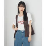 ショートギャザーベスト | RETRO GIRL | 詳細画像22 