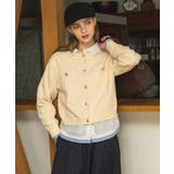 モール金釦カーデ | RETRO GIRL | 詳細画像1 