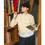 モール金釦カーデ | RETRO GIRL | 詳細画像3 