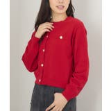 RED0 | モール金釦カーデ | RETRO GIRL