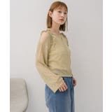 【前後2way】肩スリットメランジカーデ | RETRO GIRL | 詳細画像10