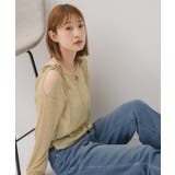 【前後2way】肩スリットメランジカーデ | RETRO GIRL | 詳細画像2