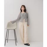 【前後2way】肩スリットメランジカーデ | RETRO GIRL | 詳細画像21