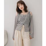 【前後2way】肩スリットメランジカーデ | RETRO GIRL | 詳細画像25