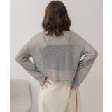 【前後2way】肩スリットメランジカーデ | RETRO GIRL | 詳細画像27