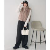 ファーショートベスト | RETRO GIRL | 詳細画像2