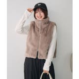 ファーショートベスト | RETRO GIRL | 詳細画像6