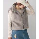 BEG0 | ファーショートベスト | RETRO GIRL